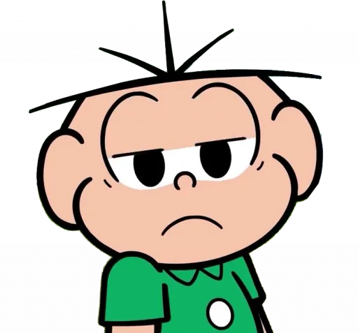 😐 Стикер «Jimmy Five (Cebolinha)» для Telegram