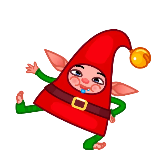 👋 Стикер «Christmas Elf» для Telegram