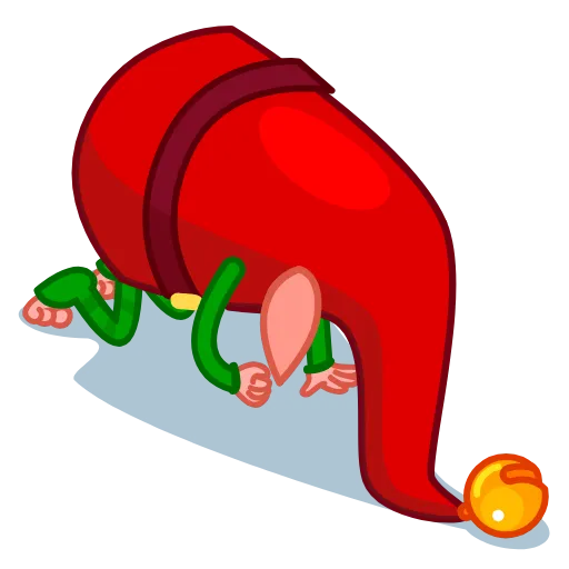😩 Стикер «Christmas Elf» для Telegram