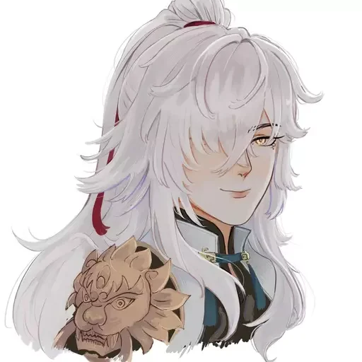 😇 Стикер «Jing Yuan - Honkai Star Rail» для Telegram