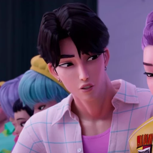 🎳 Стикер «KPop Demon Hunters» для Telegram