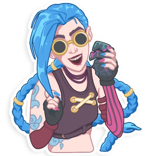 Стикерпак jinx_ для Telegram