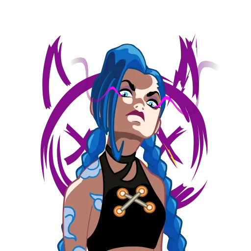 👿 Стикер «Jinx» для Telegram