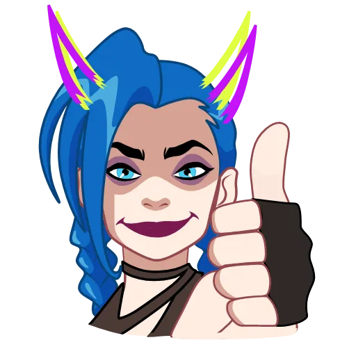 👍 Стикер «Jinx» для Telegram
