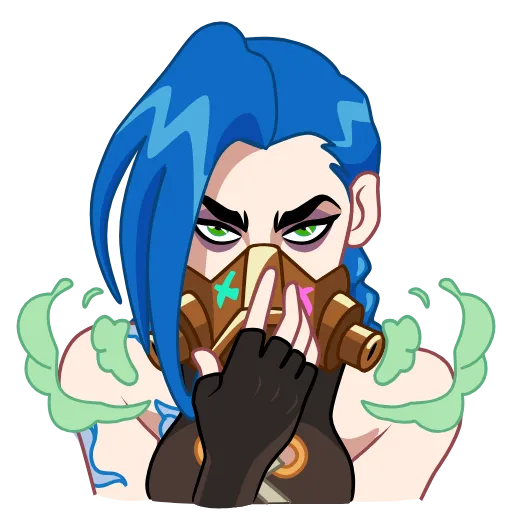 😷 Стикер «Jinx» для Telegram