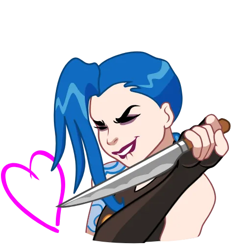 💜 Стикер «Jinx» для Telegram