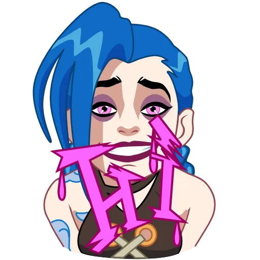 😁 Стикер «Jinx» для Telegram