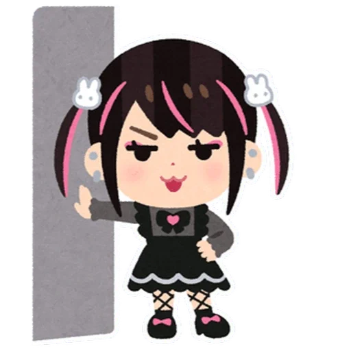 😈 Стикер «jirai chan» для Telegram