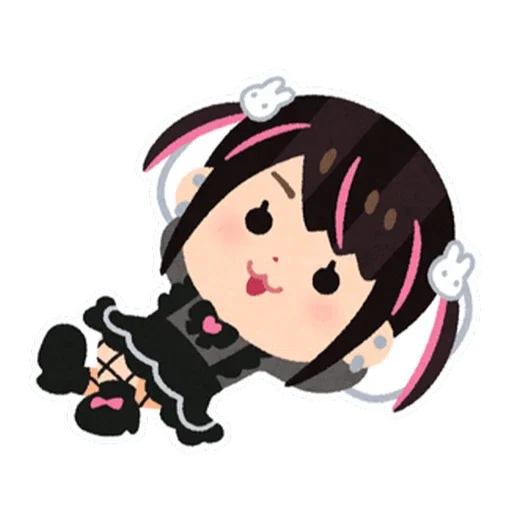🛌 Стикер «jirai chan» для Telegram