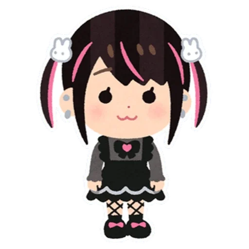 🥺 Стикер «jirai chan» для Telegram