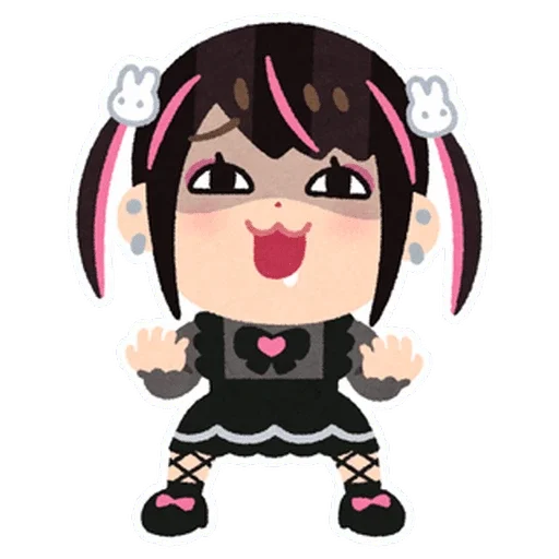 😈 Стикер «jirai chan» для Telegram