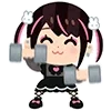 💪 Эмодзи «jirai chan» для Telegram