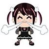 😤 Эмодзи «jirai chan» для Telegram