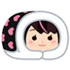 🛌 Эмодзи «jirai chan» для Telegram