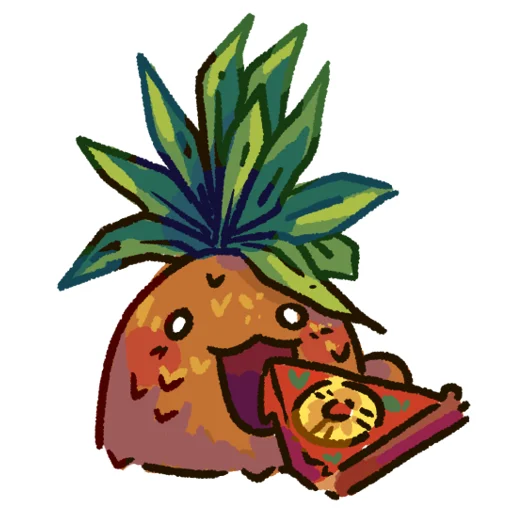 🍍 Стикер «Jiskirans зоопарк» для Telegram