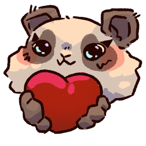 ❤️ Стикер «Jiskirans зоопарк» для Telegram