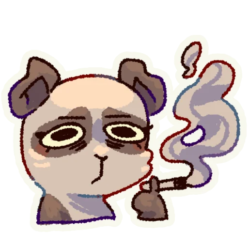 🚬 Стикер «Jiskirans зоопарк» для Telegram