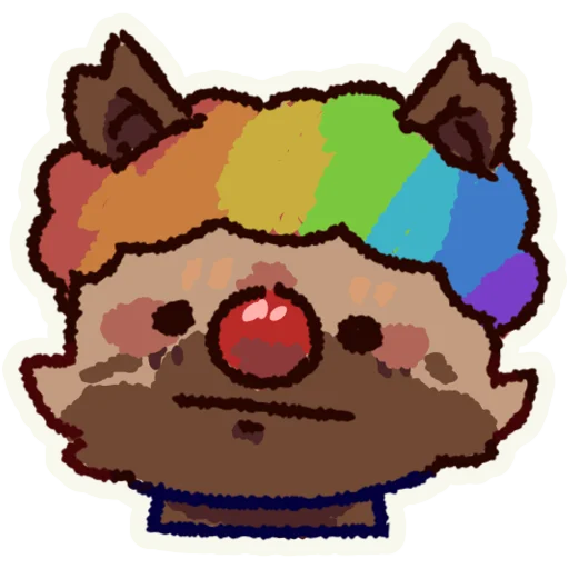 🤡 Стикер «Jiskirans зоопарк» для Telegram