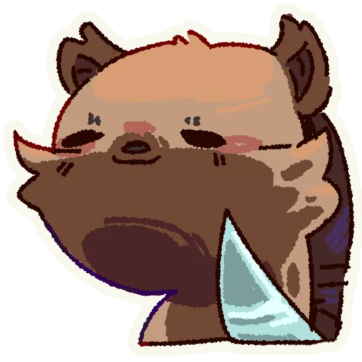 🔪 Стикер «Jiskirans зоопарк» для Telegram