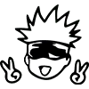 Стикер 28 👁🥚👆👅😄✌️😭😆