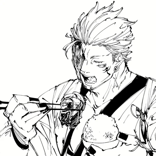 ⛓ Стикер «Ryomen Sukuna» для Telegram