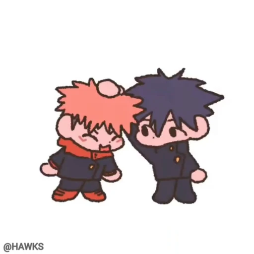 ❤️ Стикер «Jujutsu Kaisen Магическая битва» для Telegram