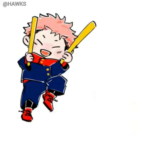 😆 Стикер «Jujutsu Kaisen Магическая битва» для Telegram