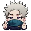 👍 Эмодзи «Jujutsu Kaisen and Genshin Impact» для Telegram