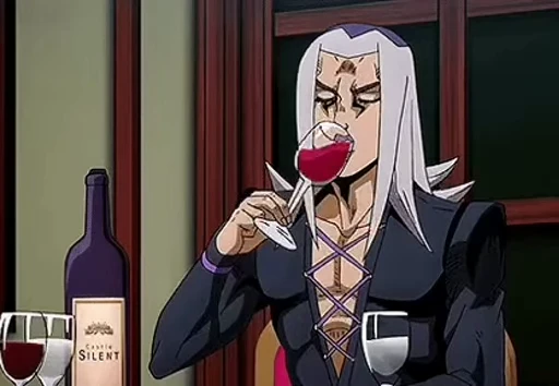 🍷 Стикер «JoJo no Kimyou na Bouken» для Telegram
