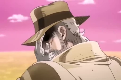 🙄 Стикер «JoJo no Kimyou na Bouken» для Telegram