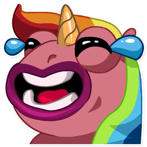 😅 Стикер «jlmnd_unicorn» для Telegram