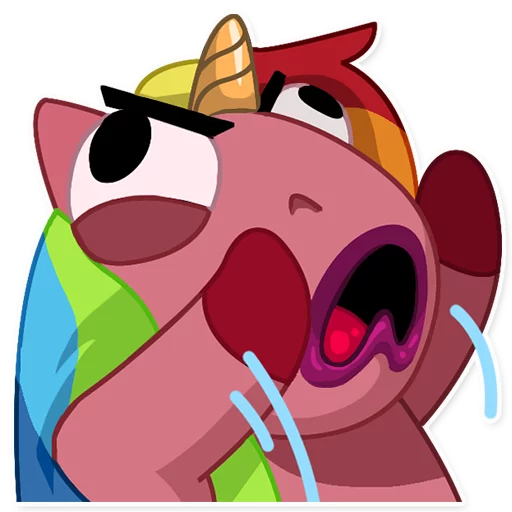😡 Стикер «jlmnd_unicorn» для Telegram