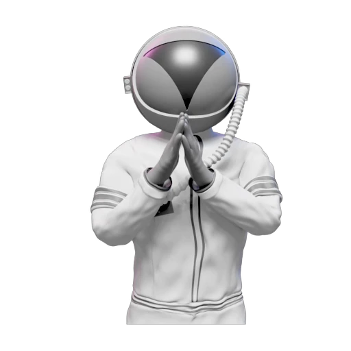 🙏 Стикер «Astronaut» для Telegram