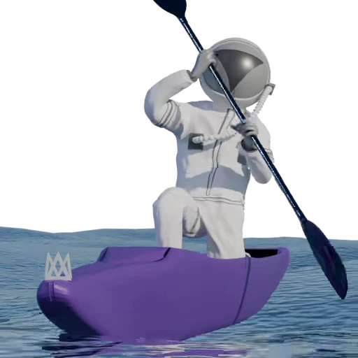 🐬 Стикер «Astronaut» для Telegram
