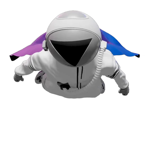 🦸‍♂️ Стикер «Astronaut» для Telegram