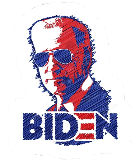 ❤️ Стикер «Joe Biden 2020» для Telegram