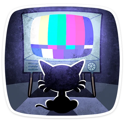 ⭐ Стикер «Кот Джо - без глитч эффектов» для Telegram