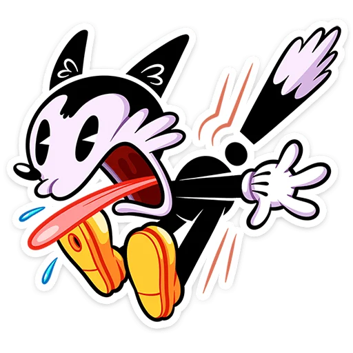 😮 Стикер «Кот Джо - без глитч эффектов» для Telegram