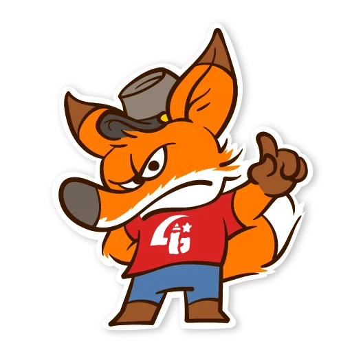 😤 Стикер «Жожекийский лис» для Telegram