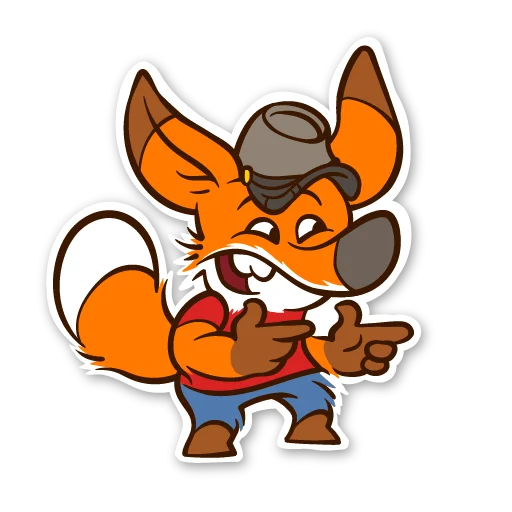 👍 Стикер «Жожекийский лис» для Telegram