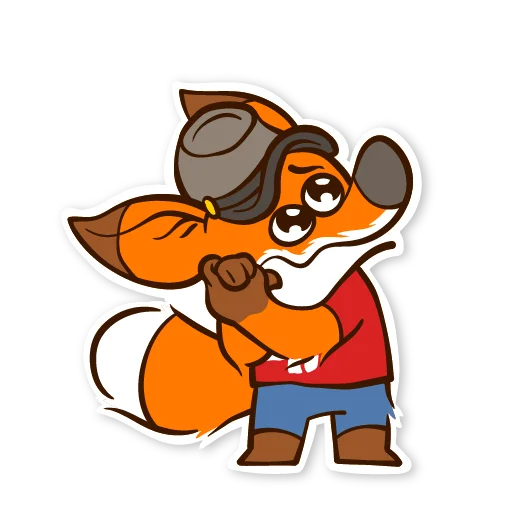 🥹 Стикер «Жожекийский лис» для Telegram