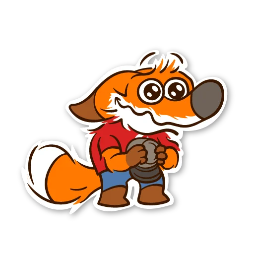 🥺 Стикер «Жожекийский лис» для Telegram