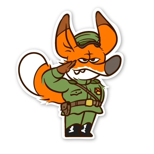 🫡 Стикер «Жожекийский лис» для Telegram