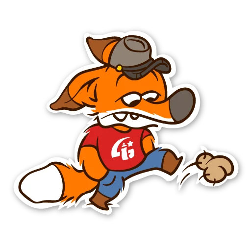 🤤 Стикер «Жожекийский лис» для Telegram
