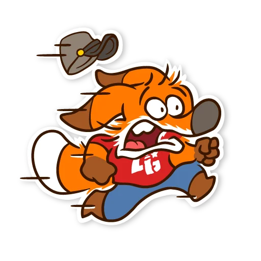 🏃‍♂️ Стикер «Жожекийский лис» для Telegram