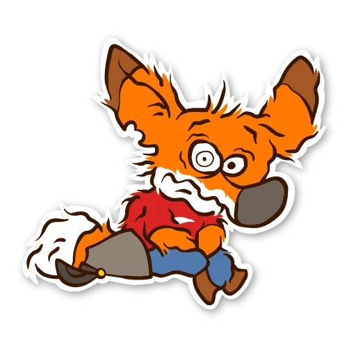 🤪 Стикер «Жожекийский лис» для Telegram