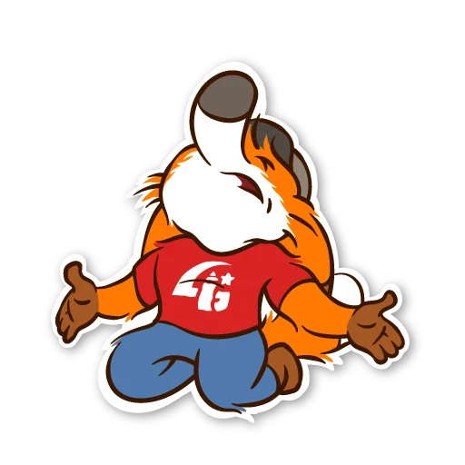 😩 Стикер «Жожекийский лис» для Telegram