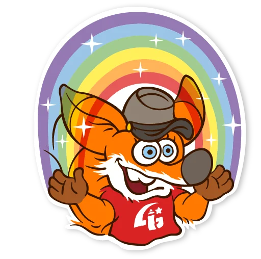 🥹 Стикер «Жожекийский лис» для Telegram