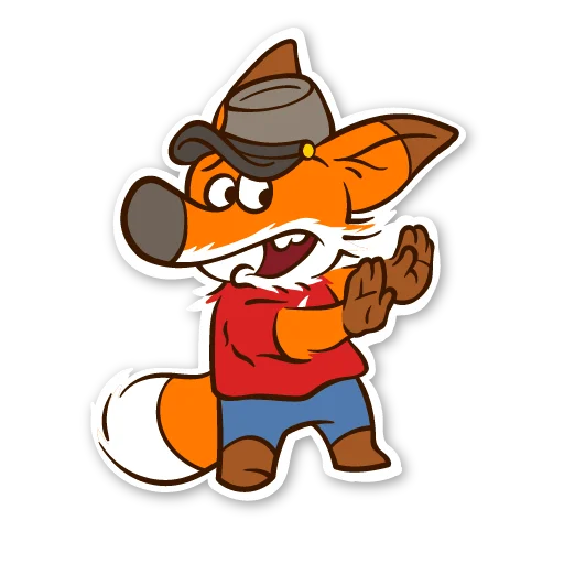 👎 Стикер «Жожекийский лис» для Telegram