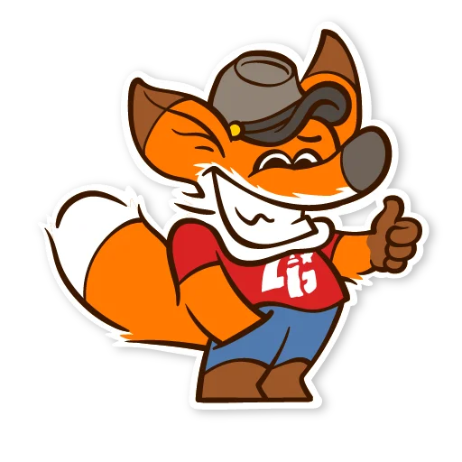😁 Стикер «Жожекийский лис» для Telegram